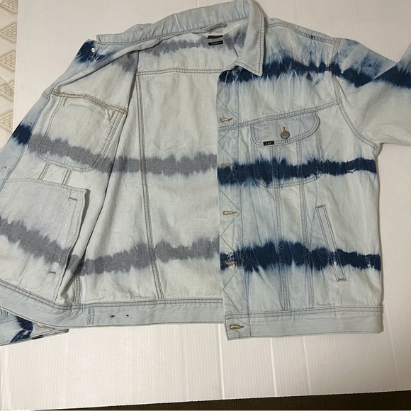 LEE NWOT European Collection Relaxed Rider Jacket in 90s acid, Size XL - Picture 6 of 15